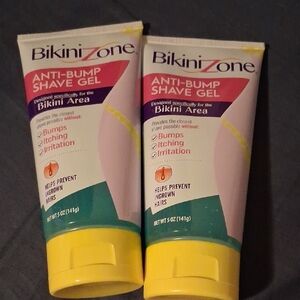 2 Anti-Bump Shave Gel - Pink and Yellow